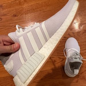 ADIDAS PRIMEBLUE NMD WHITE WITH GUM SOLES